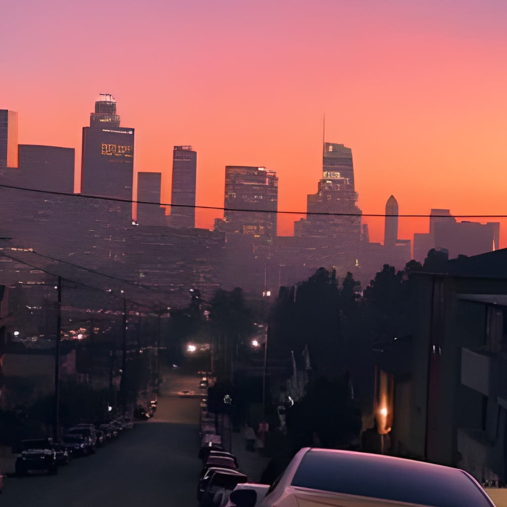 Westside sunset hits different 🌴🌅_